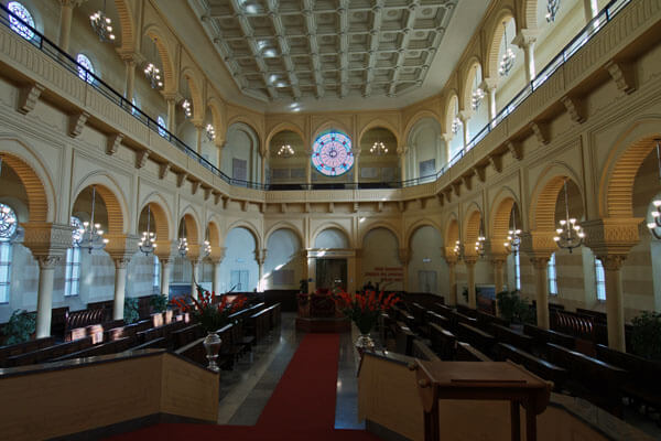 The Great Synagogue was built in 1884 in Turin following the emancipation of the Jews.During its construction, the congregation complained to the architect that it was too tall; “We only need a place to pray. We don’t need to pray into the ears of G-d.”