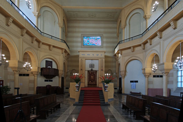 The Great Synagogue was built in 1884 in Turin following the emancipation of the Jews.During its construction, the congregation complained to the architect that it was too tall; “We only need a place to pray. We don’t need to pray into the ears of G-d.”