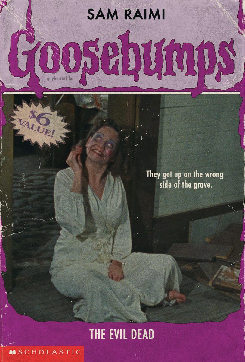 gayhorrorfilm's tweet photo. made some of my favorite horror movies into goosebumps covers https://t.co/xY50n73ujt