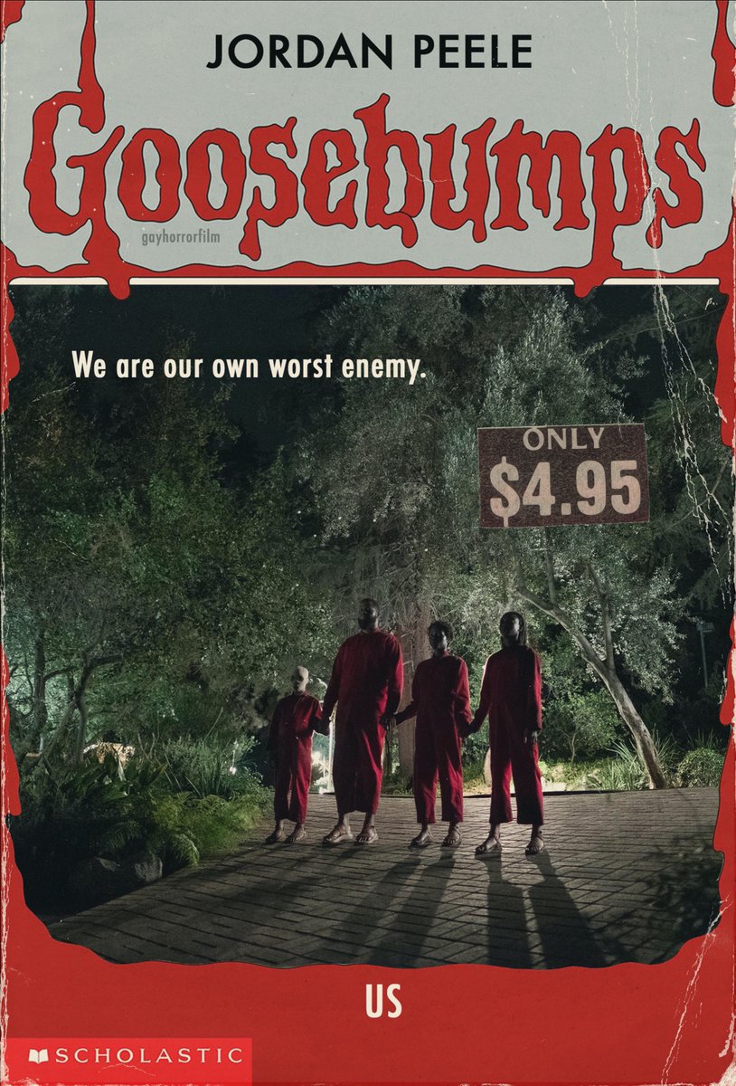 gayhorrorfilm's tweet photo. made some of my favorite horror movies into goosebumps covers https://t.co/xY50n73ujt