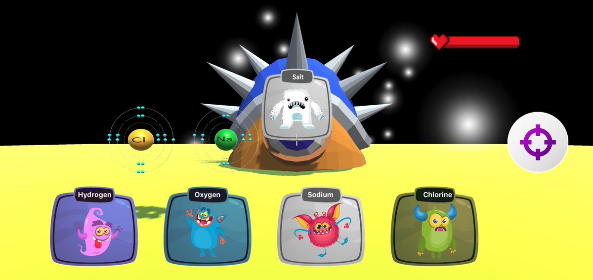 Created 3D models for the elements. Any feedback? Still need to script those.  Starshine project

#AR #sciencegame #XR #Education