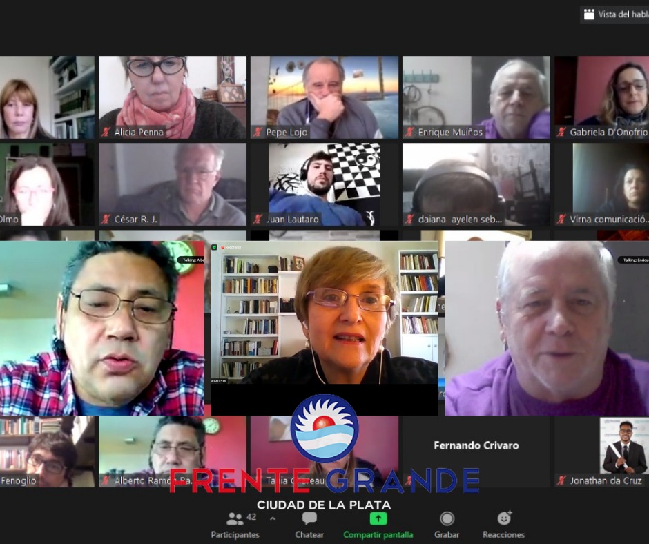 FrenteGrandeLP's tweet photo. El Frente Grande, que lidera a nivel nacional @MarioSeccoOK, presentó hoy su conducción local.
Reafirmando su histórica identificación ideológica con el campo de izquierda nacional, popular, feminista y Latinoamericana, logró aglutinar agrupaciones con iguales principios. https://t.co/5MlPOj2kYs