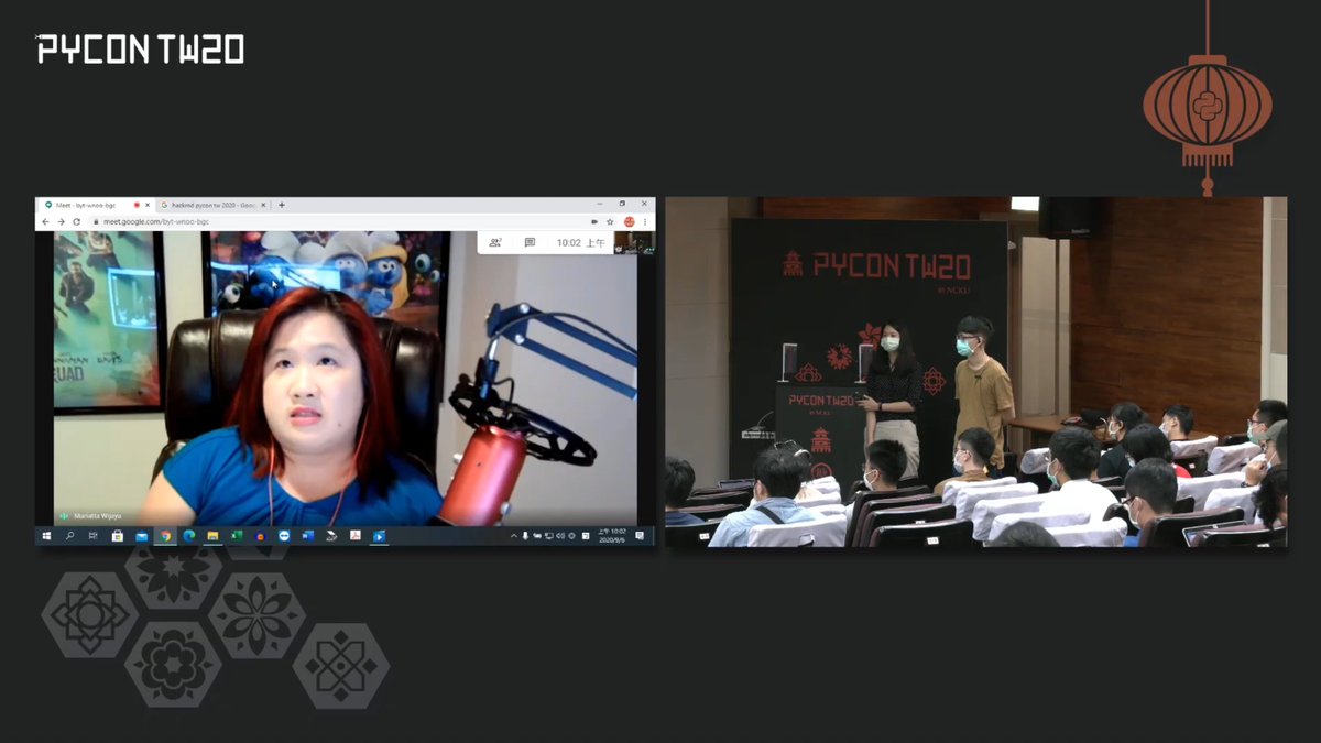 ongchinhwee's tweet photo. #pycontw2020 Day 2 Keynote by @mariatta: "Oops! I Became an Open Source Maintainer"
I love that quote by @pwang (who coincidentally also gave the Keynote yesterday at @PyConTW)! https://t.co/2nwaz6sz8j
