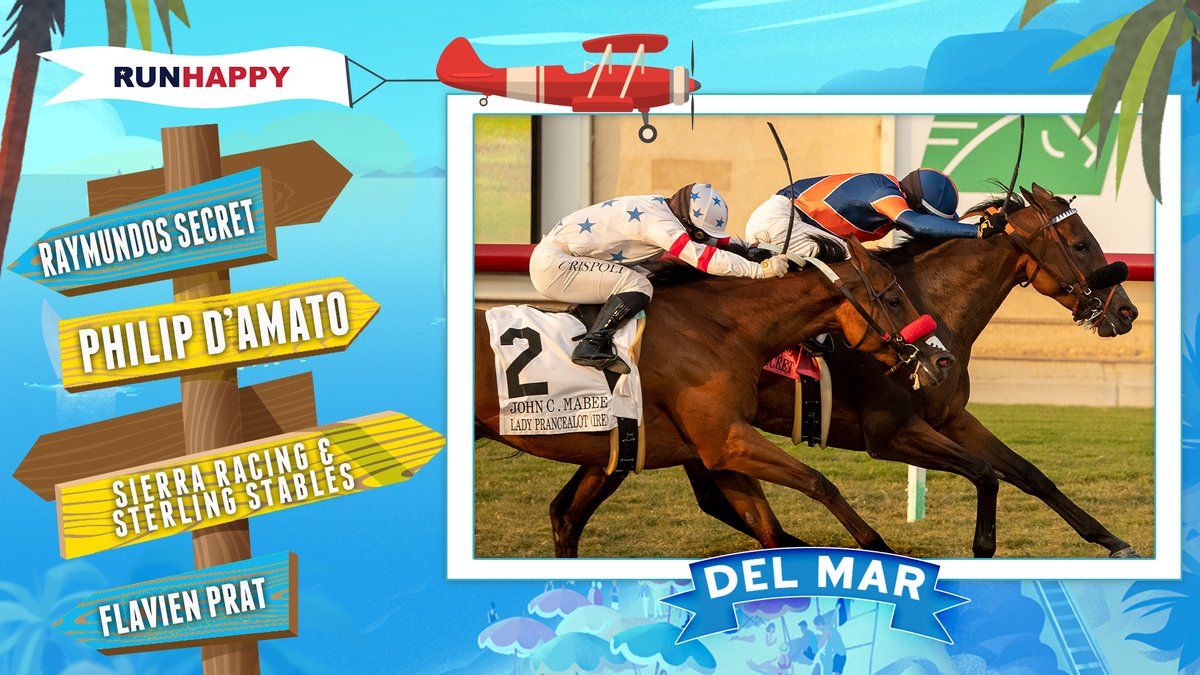 DelMarRacing's tweet photo. Big Winner! 

Congratulations to Sierra Racing &amp; Sterling Stables and welcome to the Runhappy Winners' Circle. https://t.co/6o7elSaBqd
