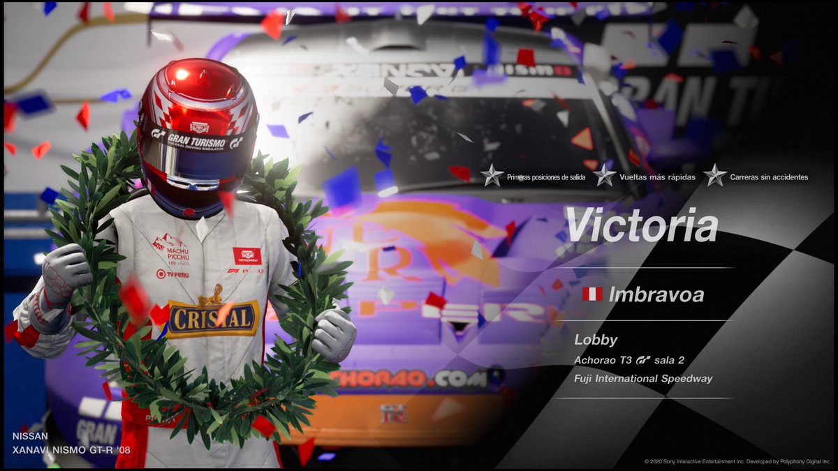 lmbravo's tweet image. Y con el EVA 01 gane en la carrera de Fuji de @achoraoracing (sala 2) #GTSport #PS4share