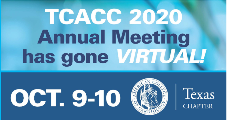 txchapteracc's tweet photo. #TCACC2020 Annual Meeting has gone virtual!  
🗓️October 9 &amp;10
Register at https://t.co/BbnzMTpO4h
Interesting talks on #COVID19 #Telemedicine #ACCImaging #ACCWIC #ACHD #EPeeps #ACCIC #Cardiooncology &amp; many more!
Free registration for #ACCFIT &amp; resident members!
#Cardiotwitter https://t.co/9hhAJgMxFS