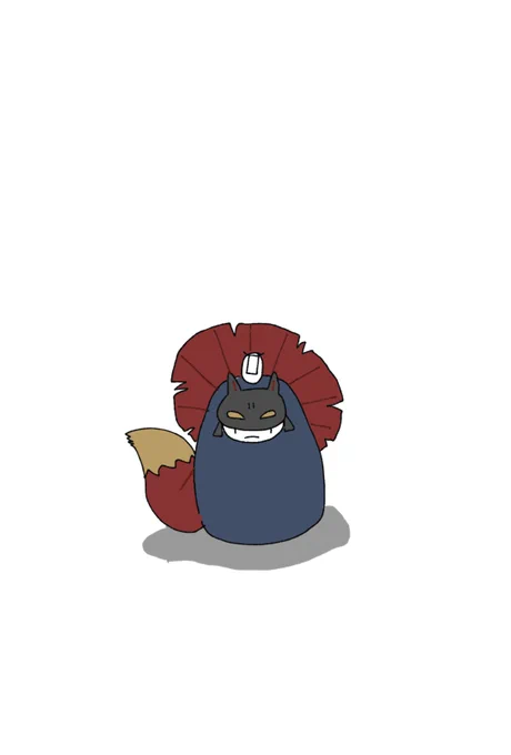 アカイキツネトミドリノタヌキ 