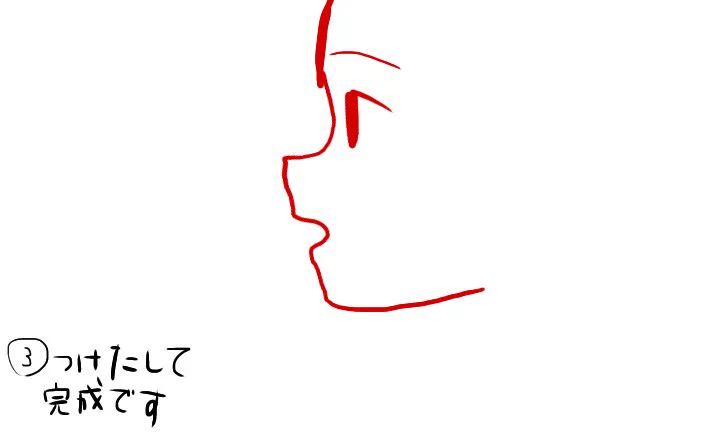 絵を描くのが苦手な人でも大丈夫？www三重県を使った横顔の描き方！www