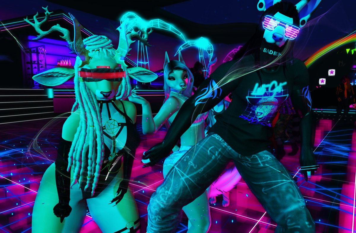 sista_sohl's tweet photo. Farewell party for an amazing club @SynthOasis with babe @LeonnardSl and gal pal @GothlyHaiden & furiends, N E W C H A P T E R *flips the page* #slclub #secondlife #furiends #newchapter #makingmemories #besties #babe https://t.co/k0RKb5RQa7