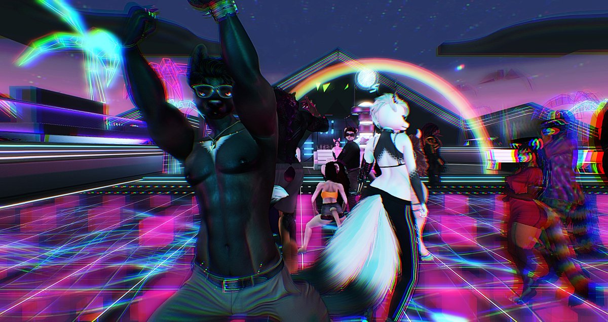 sista_sohl's tweet photo. Farewell party for an amazing club @SynthOasis with babe @LeonnardSl and gal pal @GothlyHaiden & furiends, N E W C H A P T E R *flips the page* #slclub #secondlife #furiends #newchapter #makingmemories #besties #babe https://t.co/k0RKb5RQa7