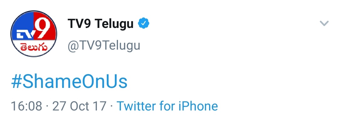PawanismNetwork's tweet photo. Yes @TV9Telugu, you are shame less 

#ShamelessTV9 https://t.co/Oi0b84ETwd