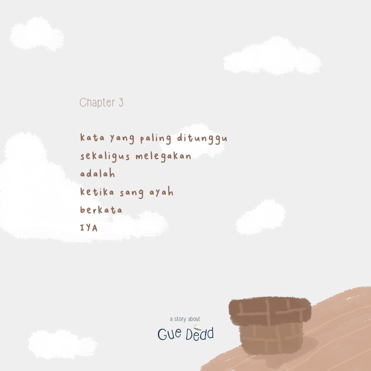 nafasbentar_'s tweet photo. Chapter 3
Sepertinya iya nya seorang ayah bisa mengalahkan tidaknya ibu
#iDedd #GueDedd #dariKala #IceCream https://t.co/GtpuJfCXYW