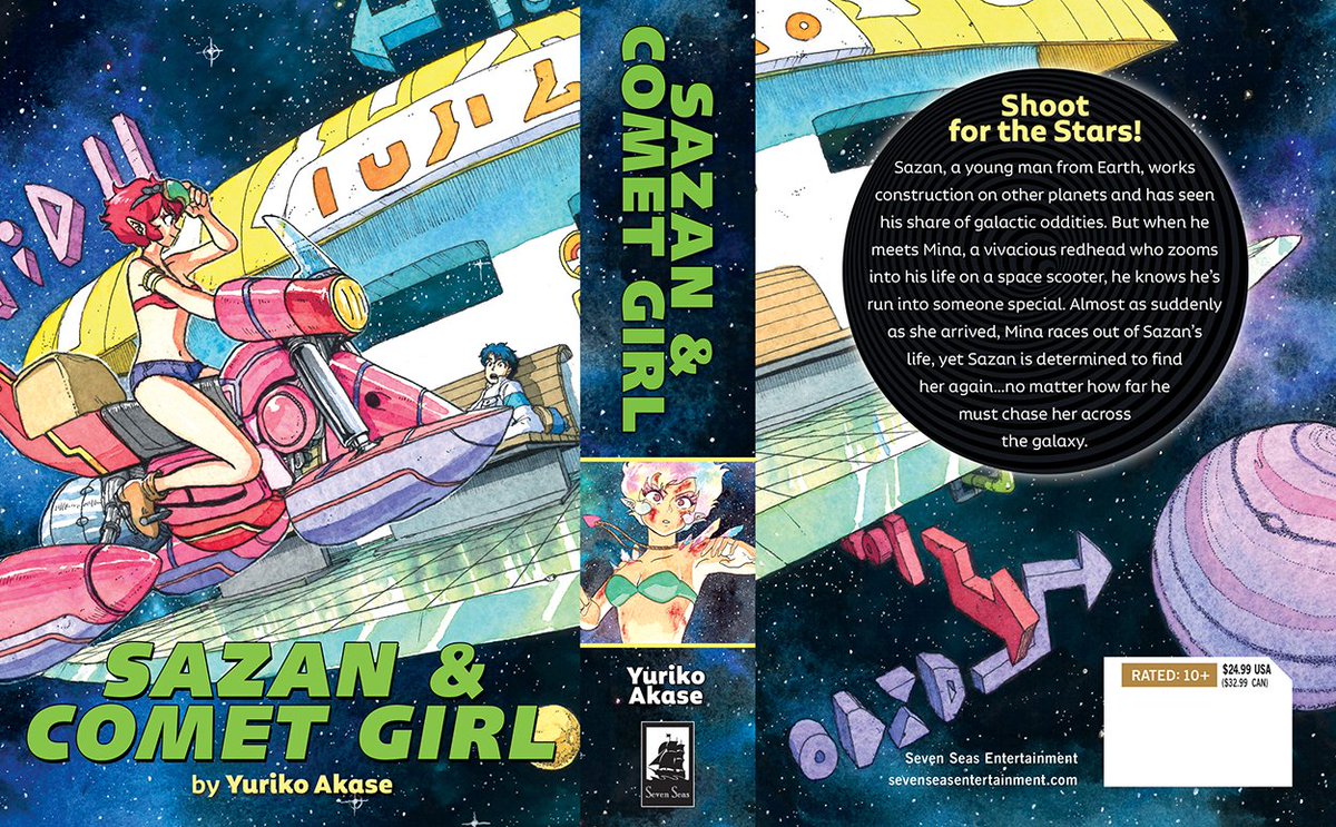 My English is not very good but,
finally!
An English version of my manga, "Sazan and Comet girl" omnibus will be released on Sept 15, 2020!
This is full color manga!
I'm sooo happy!!⭐
Please check this out✨
B&N https://t.co/rUtqJPwFyz
Amazon https://t.co/TXpTBjC1OA