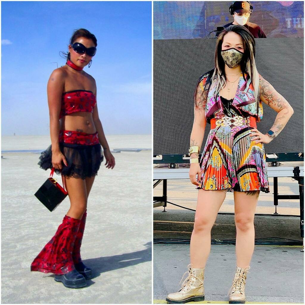 DJ1CON's tweet photo. 1. First burn in 2007
๐ฅ
2. 13 years and 2 babies later
๐ฅ
#burningman #virtualburningman #dustymultiverse #burningman2020 https://t.co/E5xQ8izSJJ https://t.co/8bhDnQM9Yd
