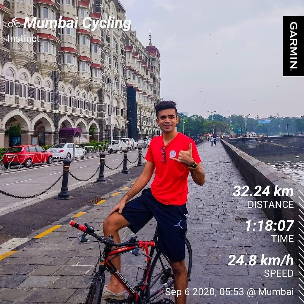 ItsParthHi's tweet photo. Amazing Sunday morning cycle ride.
Absolutely love riding in the empty roads of Mumbai! β₯οΈ
Keep your head down and keep hustling everyday until it's your time!
198 days till #AnnapurnaNoO2 expedition.
Make each day count π€π https://t.co/amH7bf0Tq5