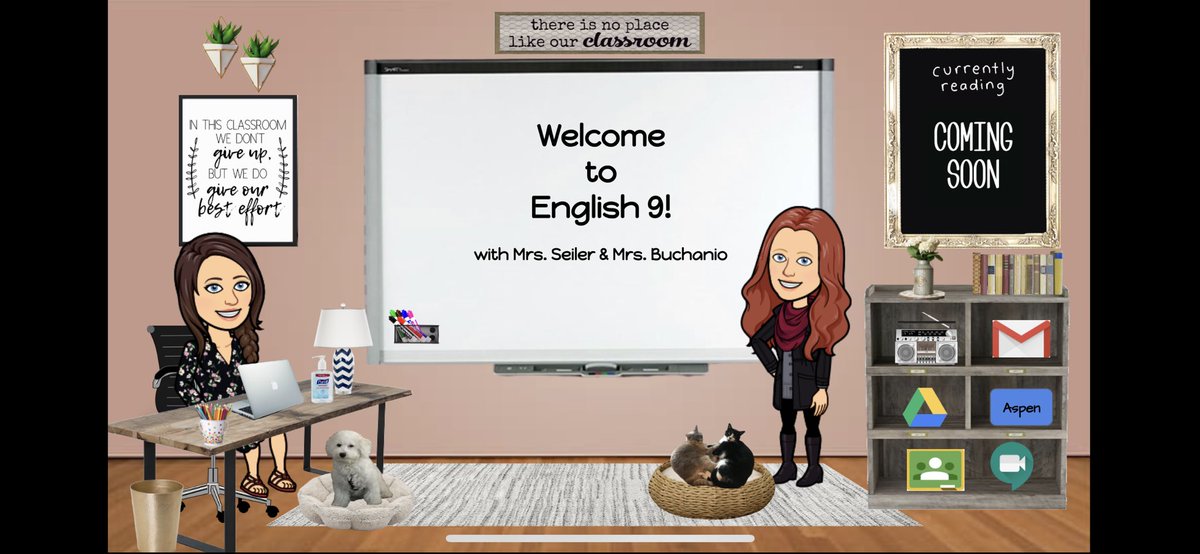 MrsBuchanioFHS's tweet photo. I might be a little too obsessed with the Bitmoji classrooms and all of the possibilities for engaging students and organizing materials. 🙃 https://t.co/bwHVvOTznI