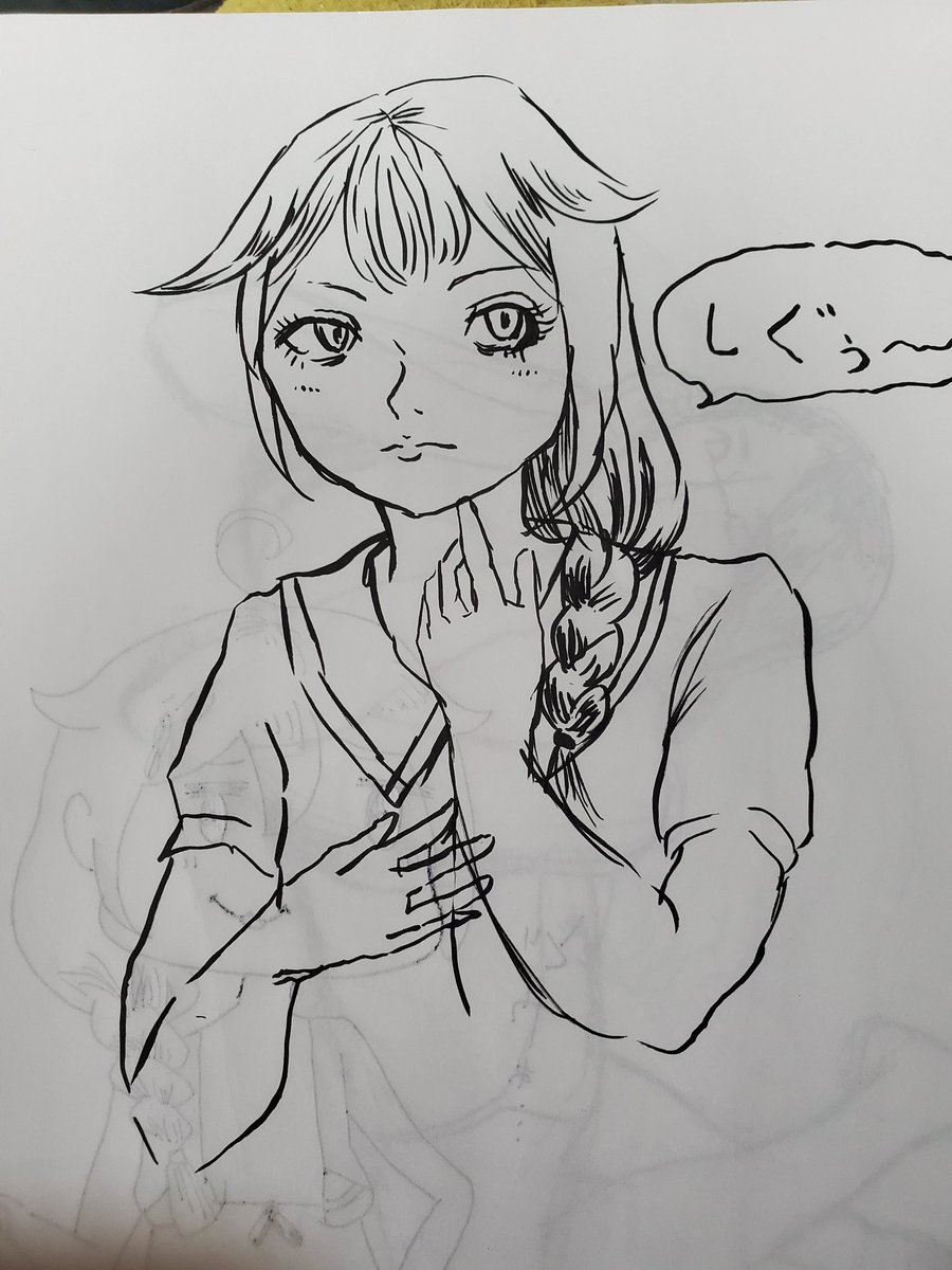 筆ペンで描いたら超イケメンな時雨になったw
中身は変わってない模様 