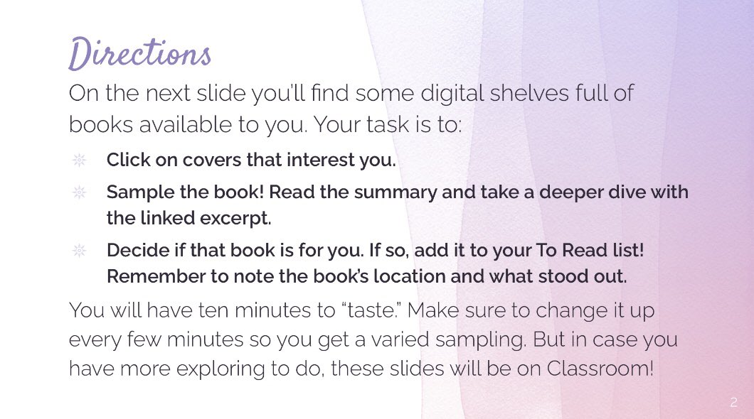 JMBteaches's tweet photo. With much thanks to @MsJVirgil, @RLAtkins23, and @mscollinsreads, I’ve got 1 of 3 first day activities squared away 🥴 https://t.co/4FvMYGqbRw