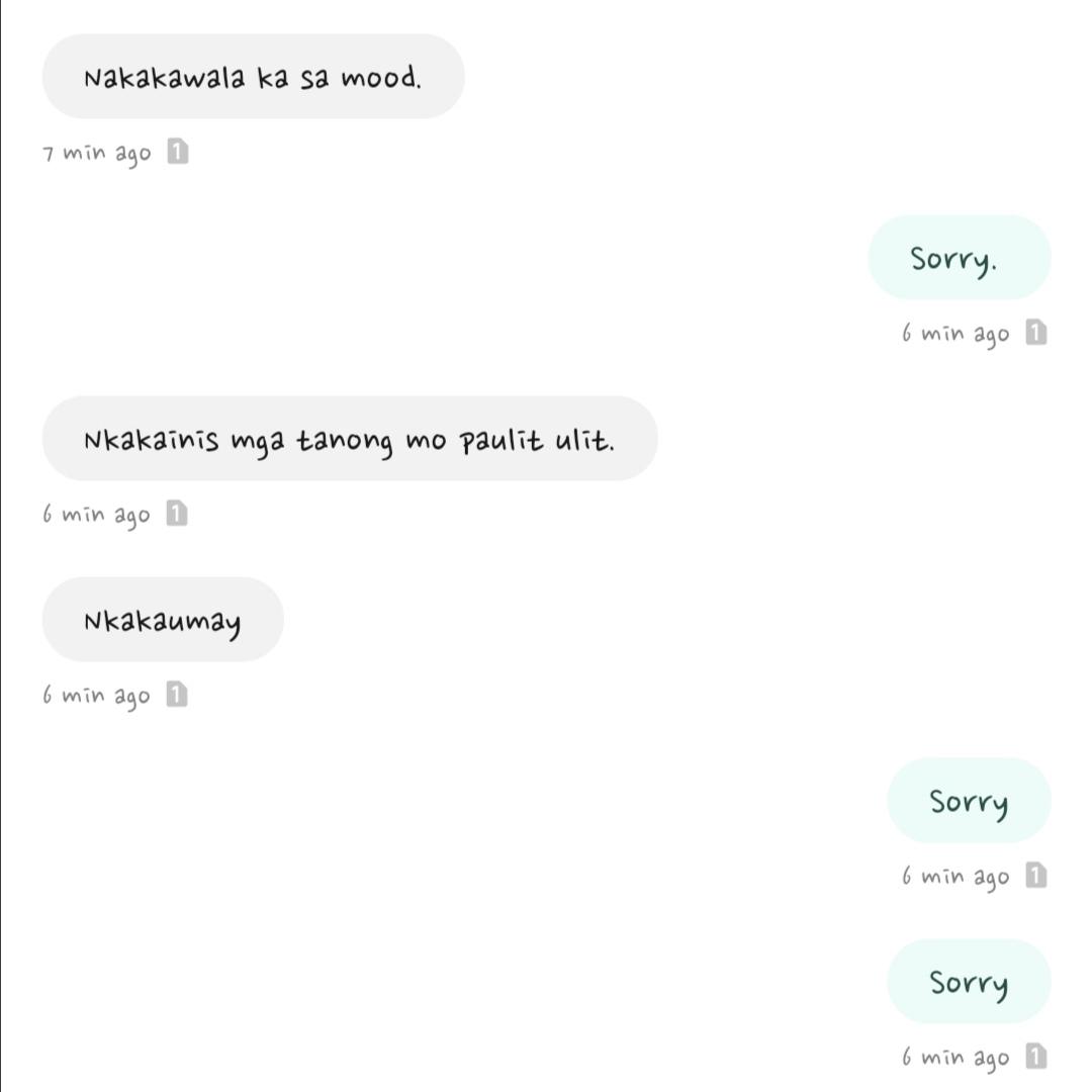 RiMalabanan's tweet photo. Sorry aken. https://t.co/h46GkVl5p7