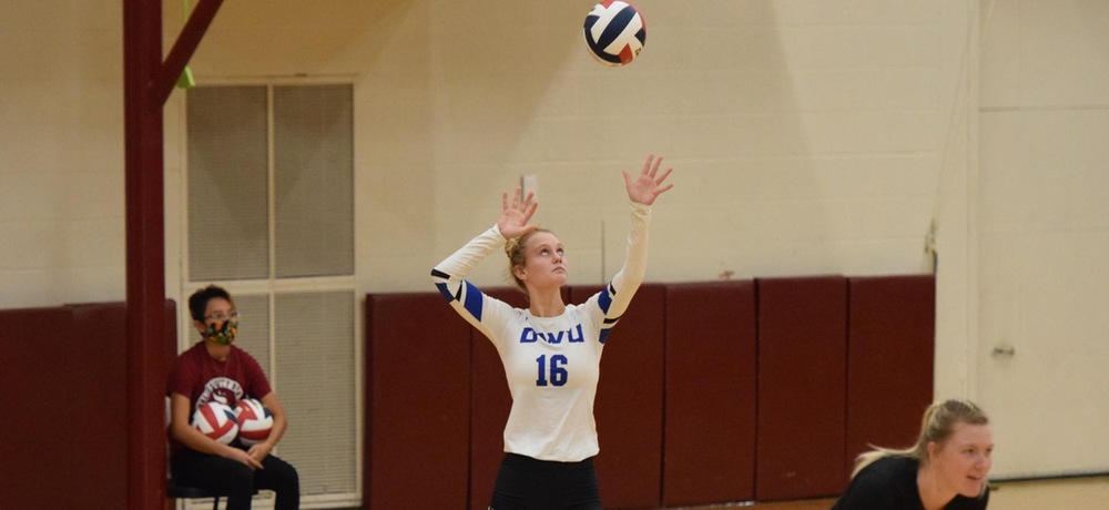 dwusports's tweet photo. DWU rallies in opening game, opens season with pair of wins

https://t.co/ie4MmnNo2h

#BleedBlue #EarnYourStripes https://t.co/dHfXjfxVGM