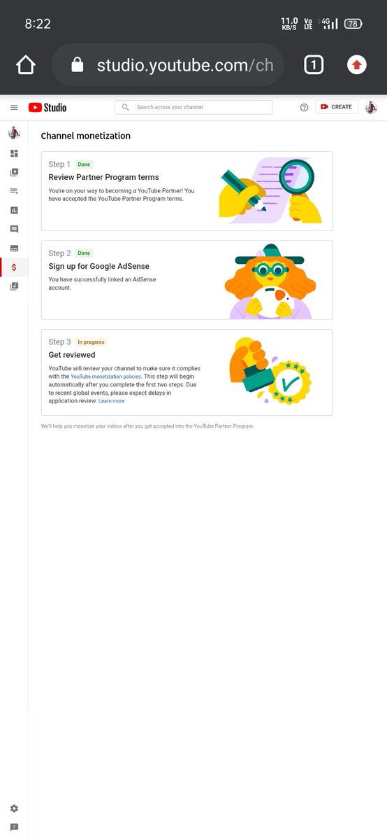 BasantFan's tweet photo. @YTCreatorsIndia @ytcreators @YouTubeIndia @YouTube 

Dear YouTube Team my channel is in under review progress from last 34 hours can you please tell me how much time it will take.
Please review my channel as soon as possible 🙏🙏 https://t.co/xK8m5qlke8