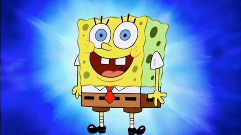 spongebob excited