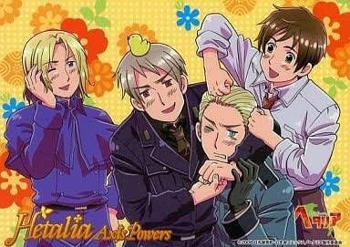 ヘタリア ヘタリアで好きなやつ Pashの表紙だとプロイセンだけだったのに他の版権で3人に おがぽよの漫画