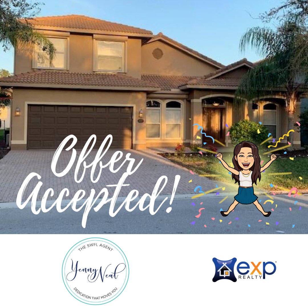 theSWFLagent's tweet image. #Woohoo #OfferAccepted on this beautiful home in SW Florida tonight! If you're interested in buying a home in Naples, Ft. Myers, Cape Coral, or the surrounding areas, reach out to me! Let's get you #UnderContract 

#SWFL #Florida #Zillow #Trulia #Realtor #ParadiseCoast #SaltLife