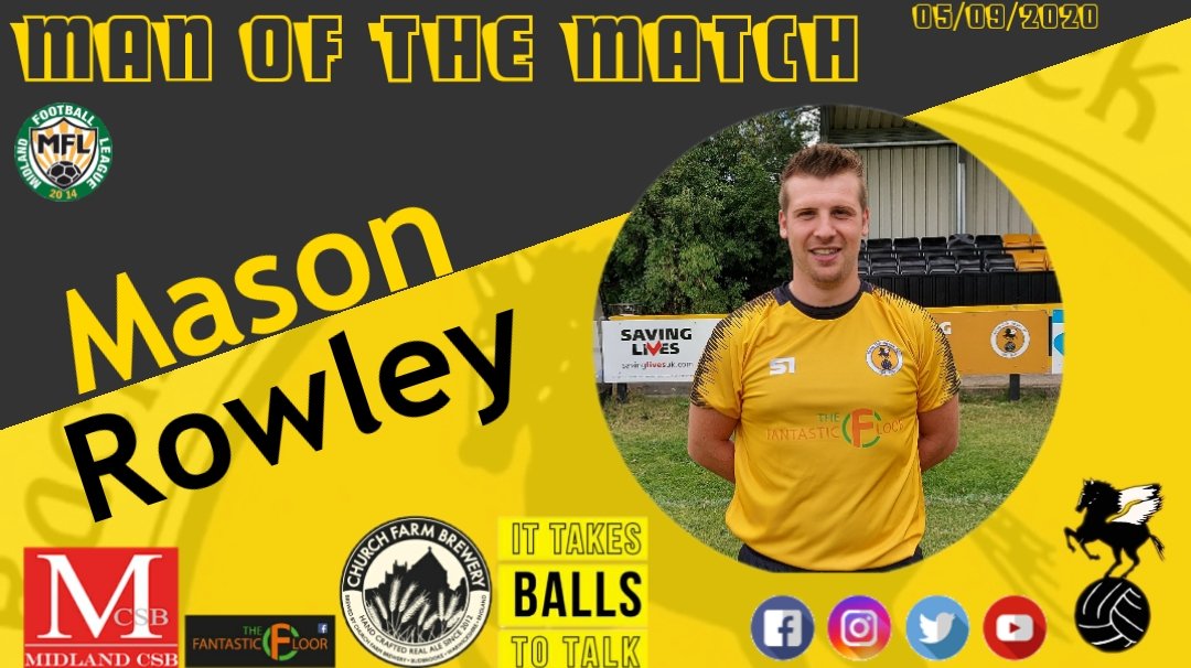 🏆📹 MOTM &amp; Match Highlights 

Yesterday's <a href="/ChurchFarmBrew/">Church Farm Brewery</a> Boards Man of the Match was <a href="/Rowley_34/">Mase Rowley</a>, Well played Mase 

Match Highlights vs <a href="/GresleyRovers/">Gresley Rovers</a> ⬇️
rcwfc.co.uk/teams/161943/m…