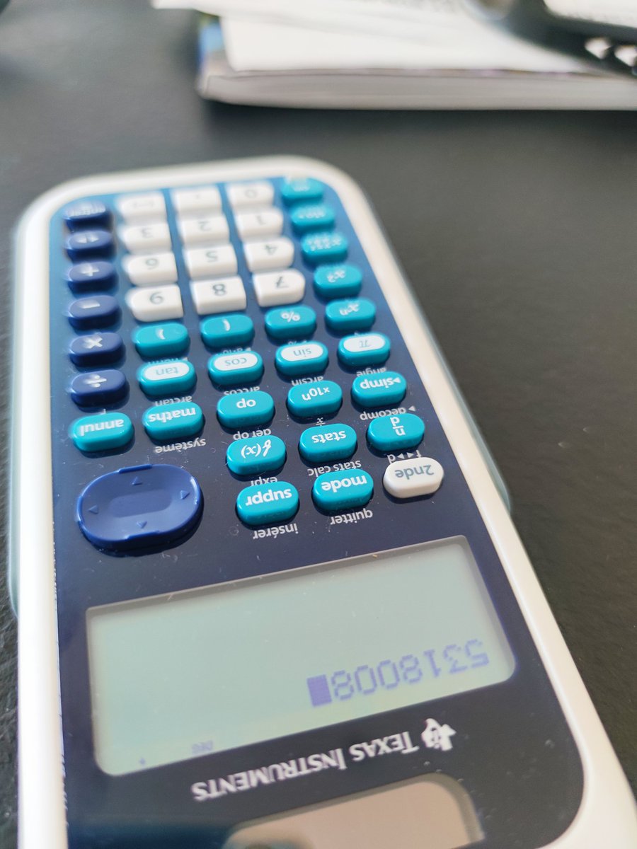 Disappointed to see the 'advances' in screen technology for school calculators. #bringback7segment #SHELLOIL