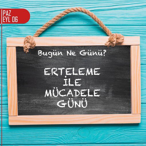 ne_gunu's tweet photo. Bugün 6 Eylül Erteleme İle Mücadele Günü. Mücadele için en iyi yöntemlerden biri yapılacaklar listesi 📝 oluşturup, görevleri sırasıyla tamamlamak 😉 #ertelemeyin #yapılacaklarlistesi #bugünnegünü https://t.co/ghAxNLXNss