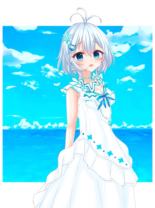 新衣装シロちゃん! #SiroArt 