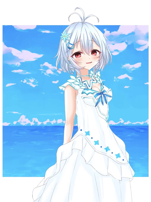 新衣装シロちゃん! #SiroArt 