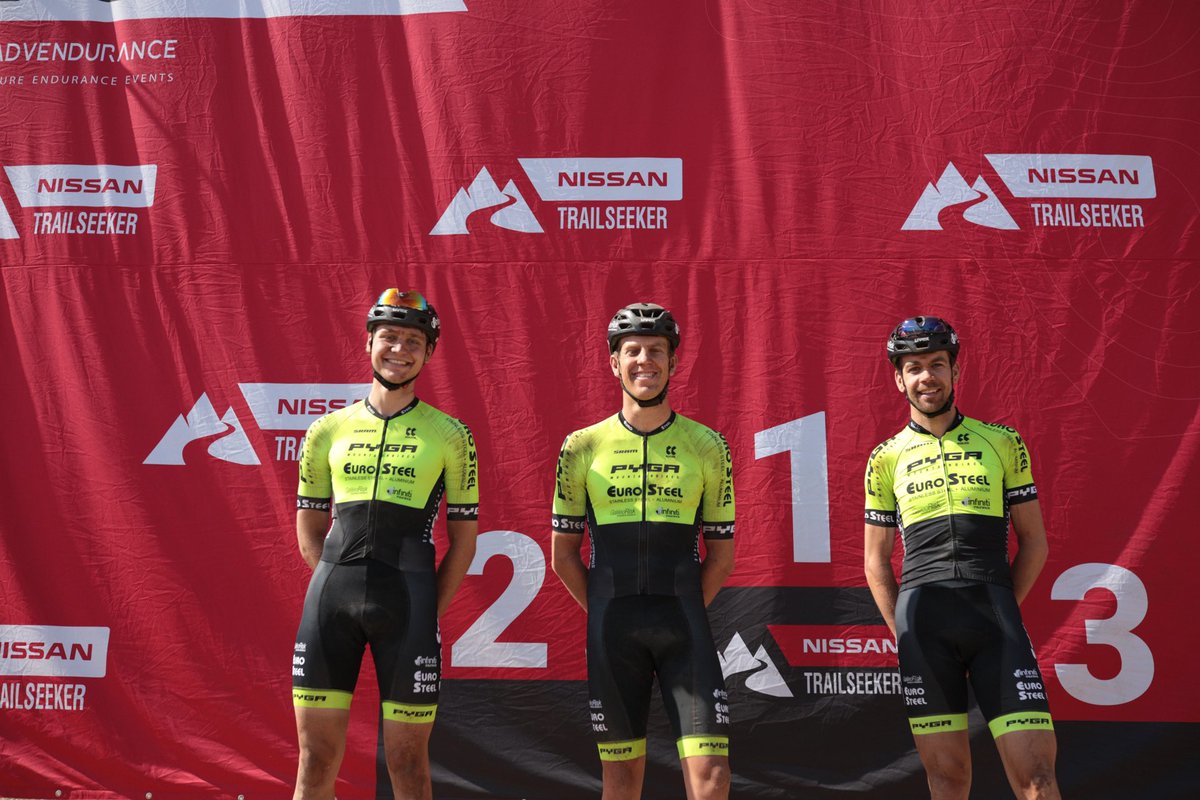 Team PYGA Euro Steel (@pygaeurosteel) on Twitter photo A full <a href="/PygaEuroSteel/">Team PYGA Euro Steel</a> podium after a fast race at the second <a href="/trailseekermtb/">Trailseeker MTB Series</a> Buffelsdrift. ππ
We are the African MTB Team. We are Team <a href="/PYGABikes/">PYGA Mountainbikes</a> <a href="/EuroSteelSport/">Euro Steel Sport</a>. A full <a href="/PygaEuroSteel/">Team PYGA Euro Steel</a> podium after a fast race at the second <a href="/trailseekermtb/">Trailseeker MTB Series</a> Buffelsdrift. ππ
We are the African MTB Team. We are Team <a href="/PYGABikes/">PYGA Mountainbikes</a> <a href="/EuroSteelSport/">Euro Steel Sport</a>.