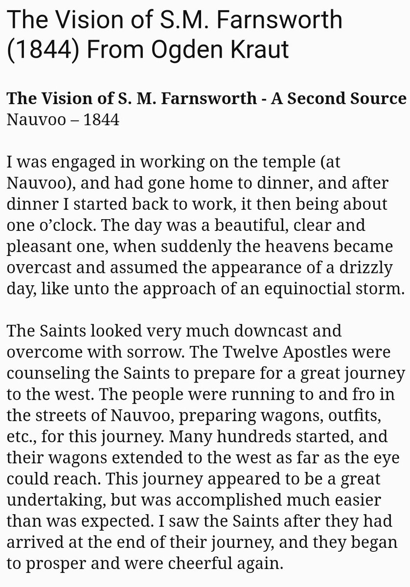 A second witness of The Vision of S.M. Farnsworth (1844) from Ogden Kraut{1Same pattern - with a few additional details. >