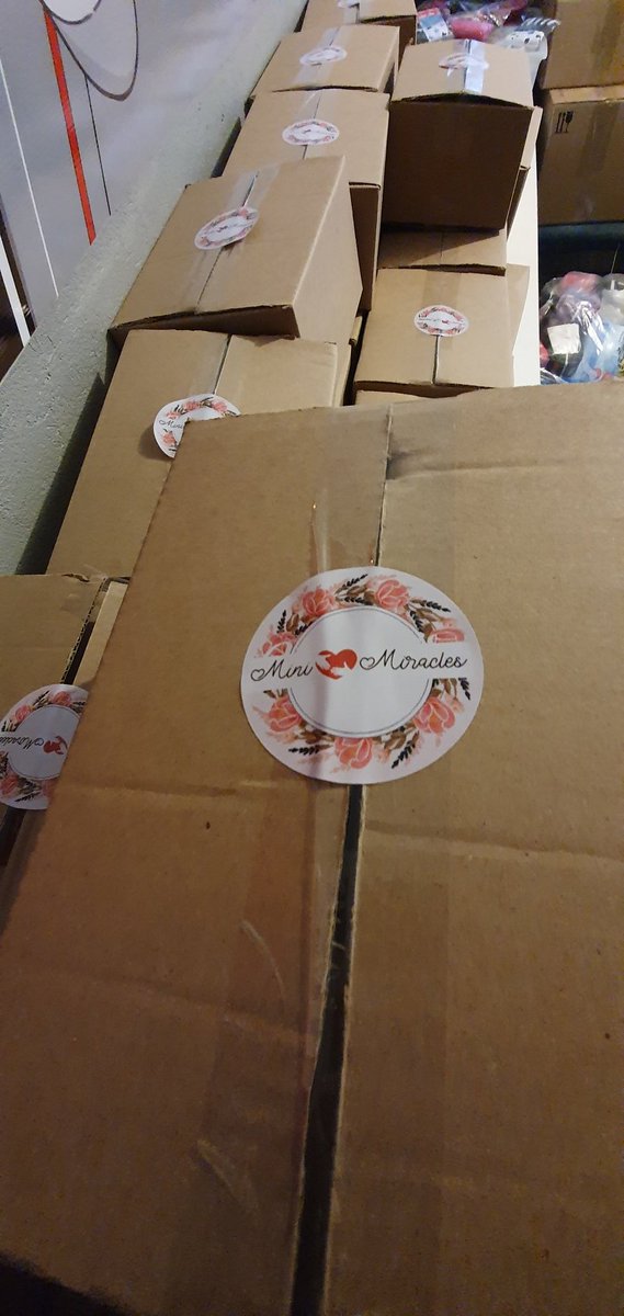 GamingMiracles's tweet photo. 650 'bags of strength' made and will be handed out to various charities across Gauteng. 

#MiniMiracles #GBV https://t.co/5EImnztcka