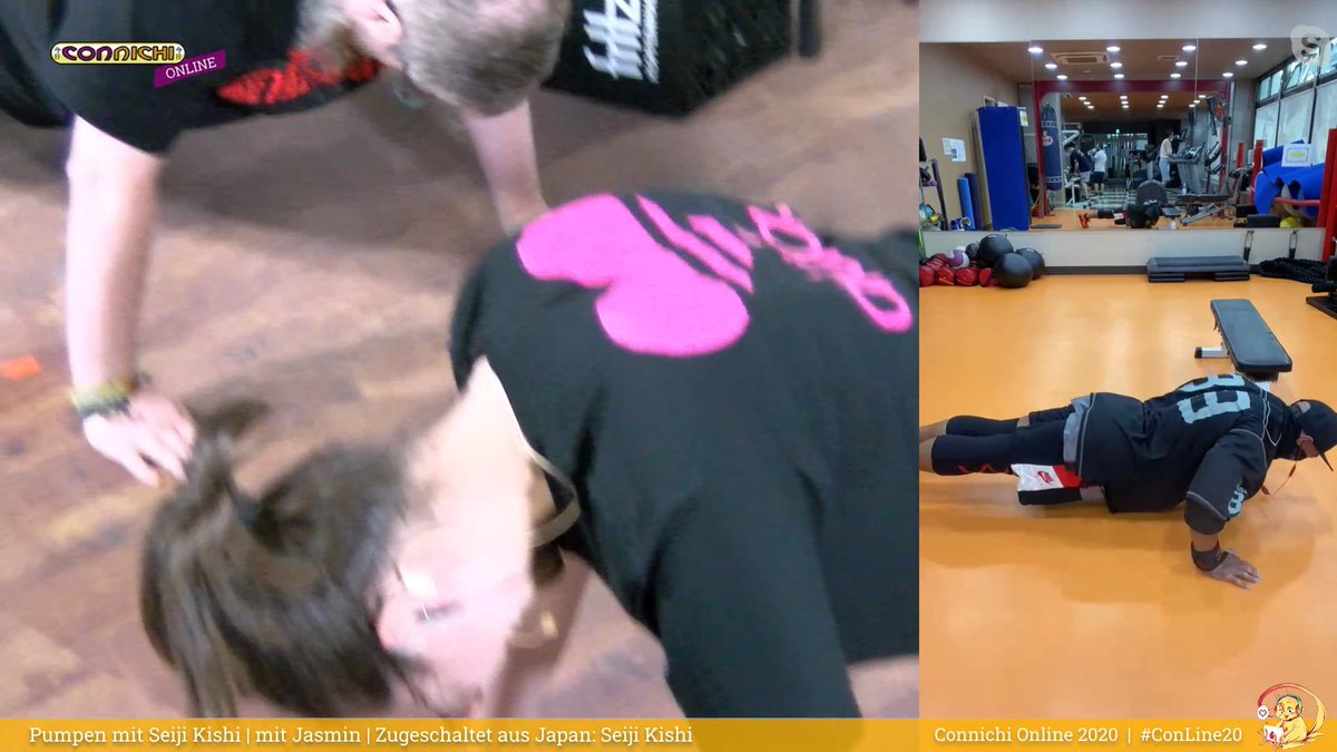 matsu009's tweet image. 海外オタクイベントの配信インタビューで筋トレ指導するアニメ監督は実在した！ #ConLine20 #アニメ監督とは #岸誠二監督大会3位入賞おめでとうございます
twitch.tv/connichi_live