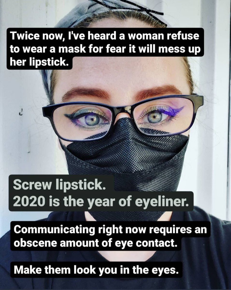 noellejta's tweet photo. Eye contact is everything right now, when you need to be heard and understood. #NormalizeFaceMasks #MaskUp #MaskOn #makethemlookyouintheeyes https://t.co/WOgiVatVSA