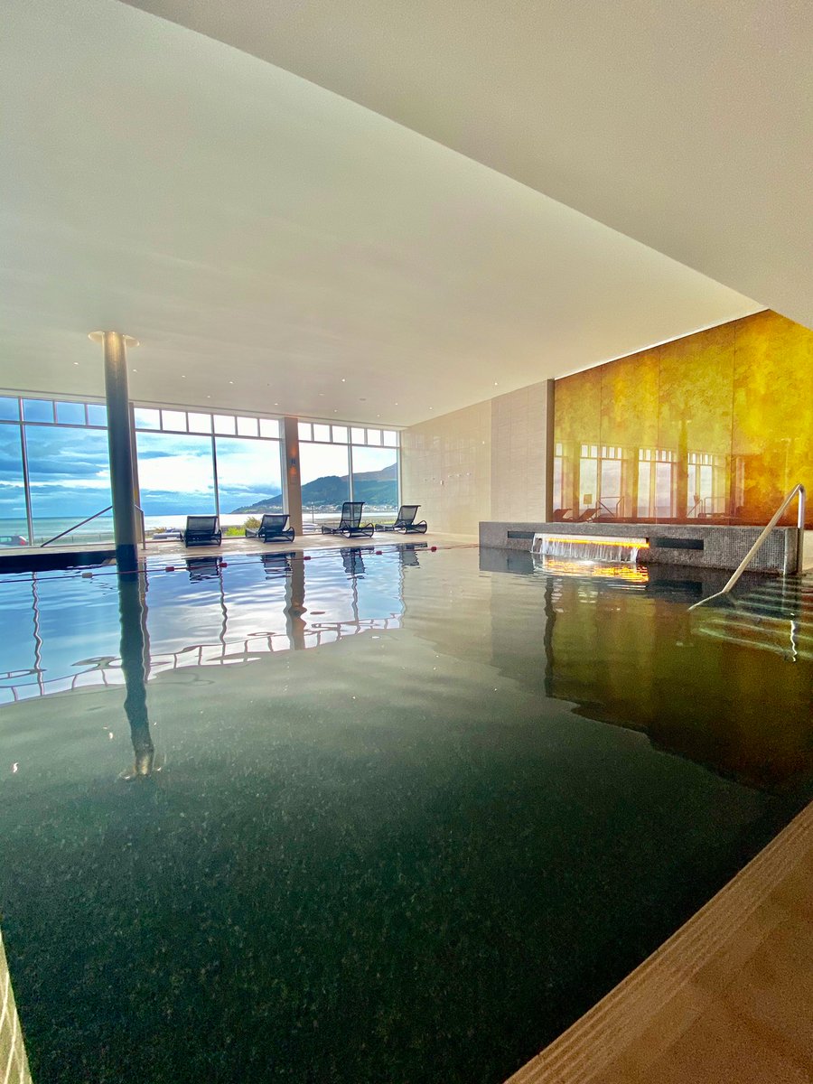 Dishyouwerehere's tweet photo. Thanks to @Slievedonard for a great stay. Loved checking out the brand new upgrades to the spa facilities. Is there a sauna in Ireland with a better view? @HastingsHotels @DiscoverNI #discoverni #Staycation2020 https://t.co/xxxJZW0QxR