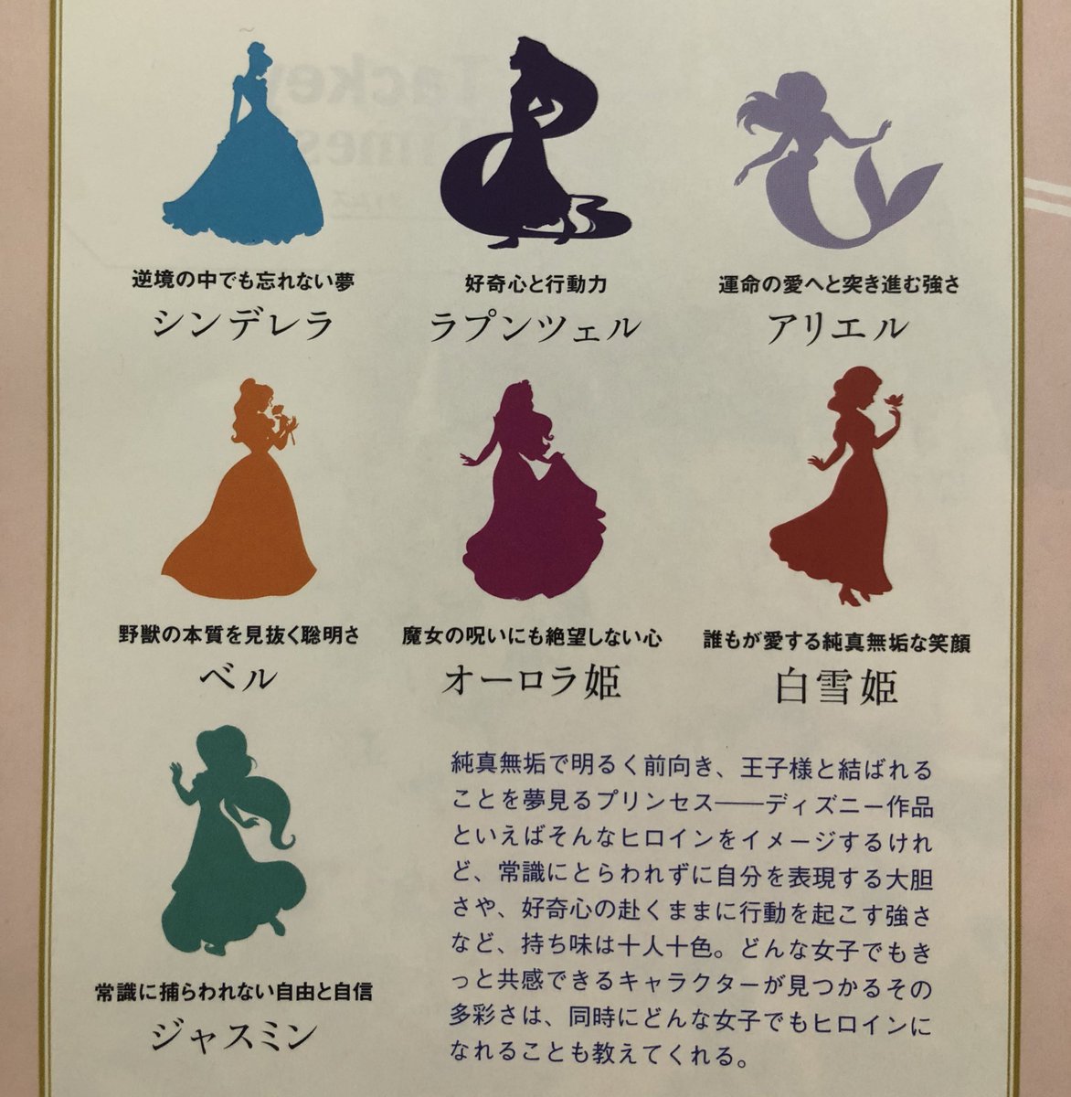 はやし 古い雑誌をペラペラめくってたら 兵長表紙のfr Uに載っていたディズニー プリンセスの記事 運命の愛へと突き進む強さ 好奇心と行動力 誰もが愛する純真無垢な笑顔 全てのキャッチコピーが けんとにぴったりだった はやし 古い雑誌をペラペラめくってたら 兵長表紙のfr Uに載っていたディズニー プリンセスの記事 運命の愛へと突き進む強さ 好奇心と行動力 誰もが愛する純真無垢な笑顔 全てのキャッチコピーが けんとにぴったりだった