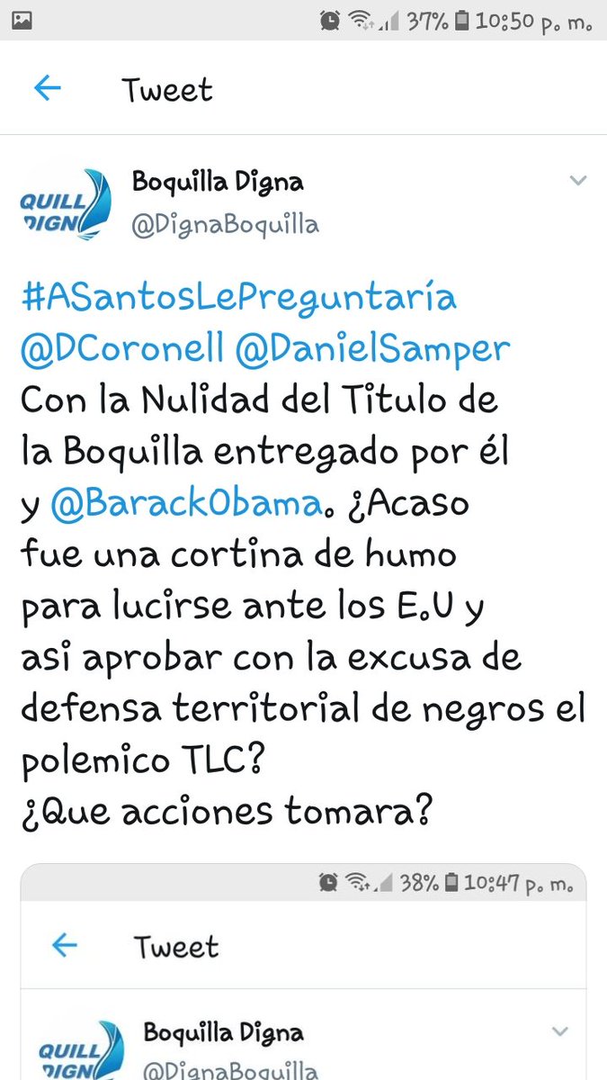 DignaBoquilla's tweet photo. #ASantosLePreguntaría @DCoronell @DanielSamperO URGENTE. LA COMUNIDAD NEGRA DE LA BOQUILLA, PROXIMA A DESAPARECER POR GRANDES MEGA PROYECTO HOY ESTA A PUNTO DE PERDER TITULO COLECTIVO PARA DEFENSA DEL TERRITORIO..Titulo entregado por @JuanManSantos y @BarackObama https://t.co/CQcRSr1PHJ