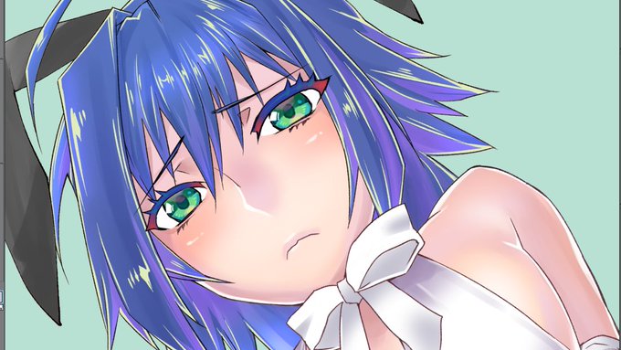 アイチさん再録の表紙こんな感じで塗ってます～👊
中身はセーラー服の話とメイド服の話で50ページとちょっとになります🙆‍♀️ 