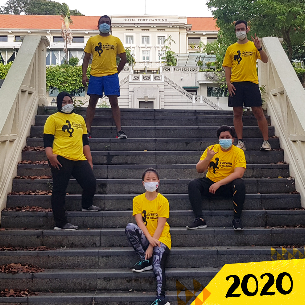 NandosSG's tweet photo. Some gave second chances, raised funds, or ran to support the Yellow Ribbon Project. Us? Weโve been doing ALL that for the past 7 years! Take a stroll down our #YRMemories memory lane. And since there's no official run, we've formed our own to keep it going! #BeyondSecondChances https://t.co/b97GB7MNqy
