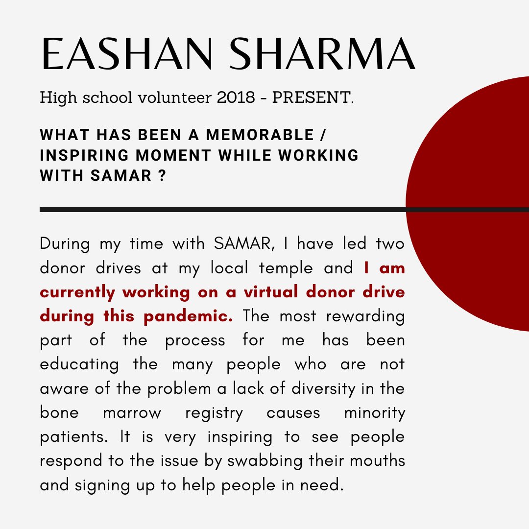 Proud of Eashan to keep going during these unprecedented times with #virtualDrives.  Contact us to learn more about how to set up a #virtualDrive for bone marrow donation within your community. Register to become a bone marrow donor. Text THECURE to 61474. 
#youngVolunteers