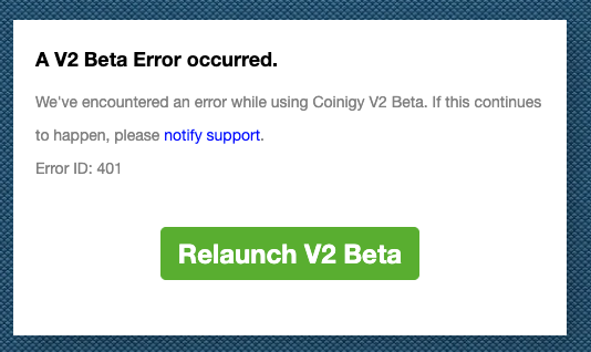 CryptedCoin's tweet photo. @Coinigy Hey guys, whats up with Coinigy V2 Beta? Cant get it to load… Flying blind. https://t.co/mDzLf6yvzK