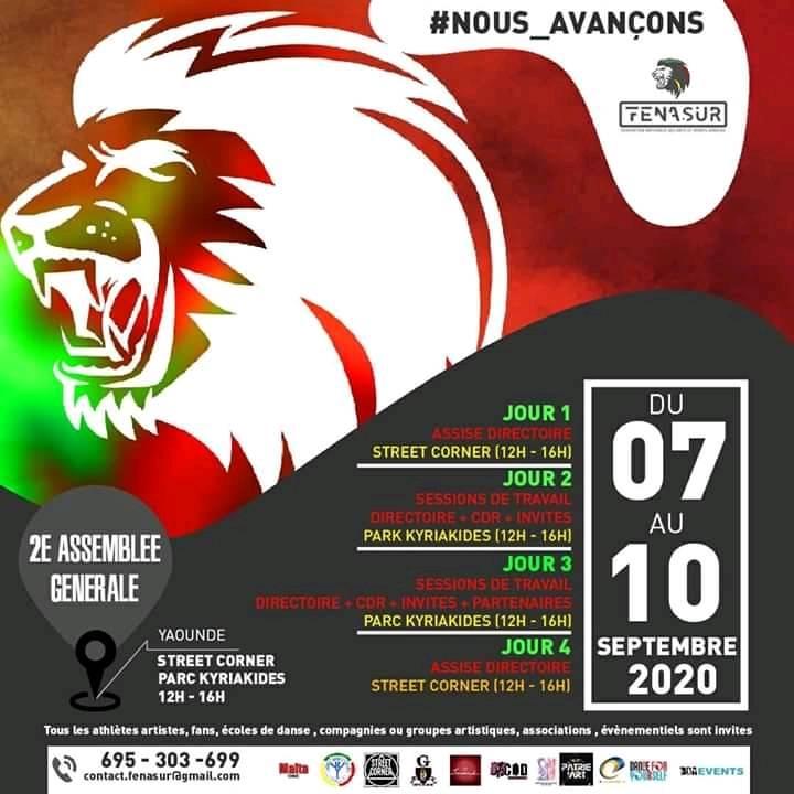 ChristopheNjock's tweet photo. 2e assemblée générale FENASUR du 07 au 10 Septembre 2020 à Yaoundé.🇨🇲

#NOUS_AVANÇONS https://t.co/ztgMxNGJ0o