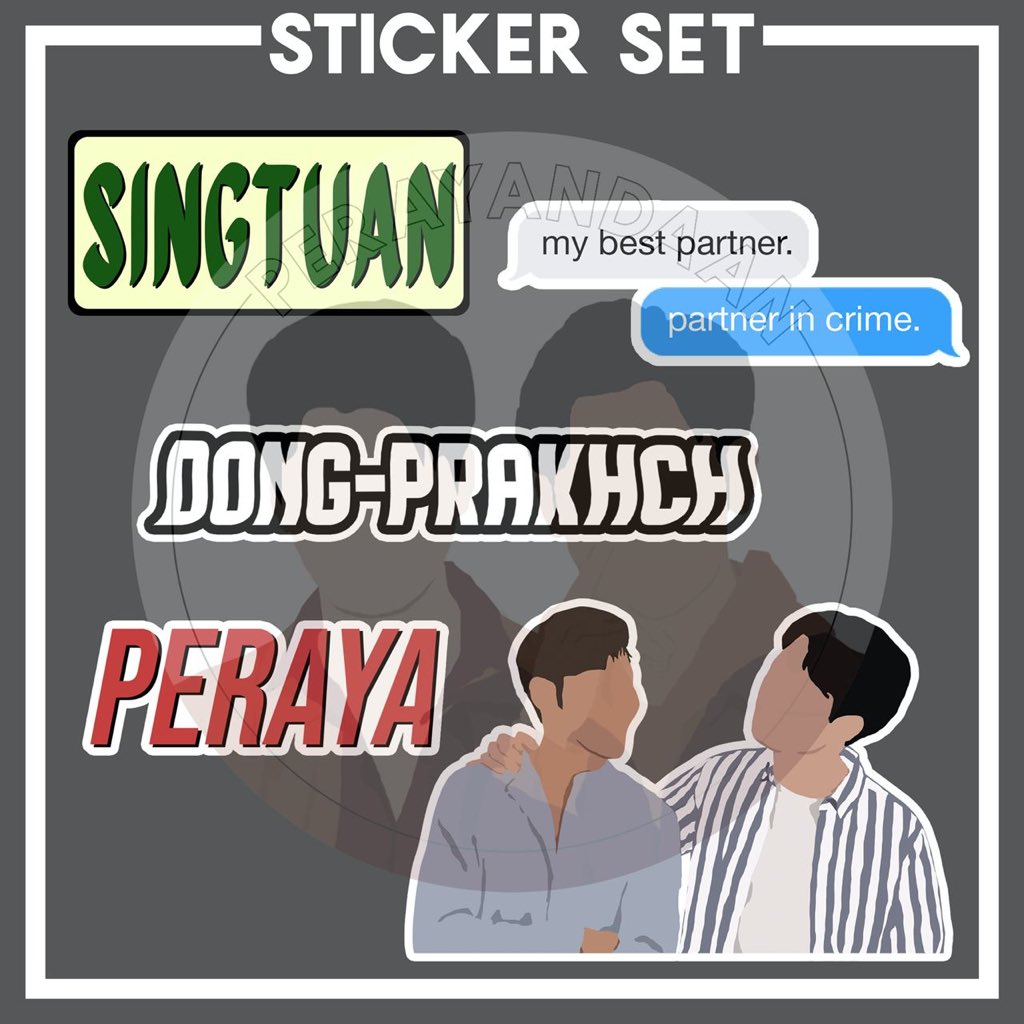 STICKERS Would you be interested to buy any of these stickers? *check next tweet for poll* #KristPerawat  #CherishWithKrist2020