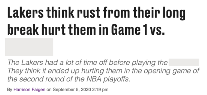 G1只是試探性比賽！湖人2米03大漢直言不諱，而主教練點到為止！-黑特籃球-NBA新聞影音圖片分享社區