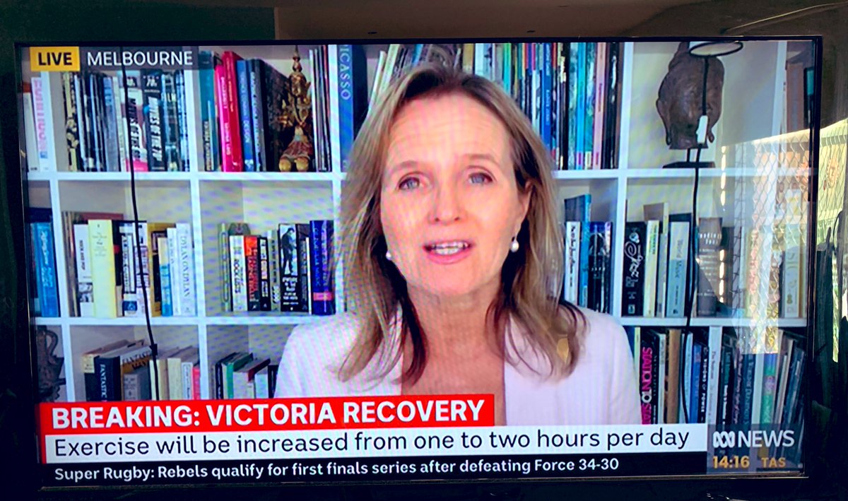 MVEG001's tweet image. .@ProfSharonLewin says as a fellow Melbournian she’s just as disappointed as everyone else (she wants life to return to normal too), but as a clinician scientist, she says the #RoadMapForReopening is logical, cautious and evidence-driven ✅✅✅ #goodplan #leadership #womeninSTEMM