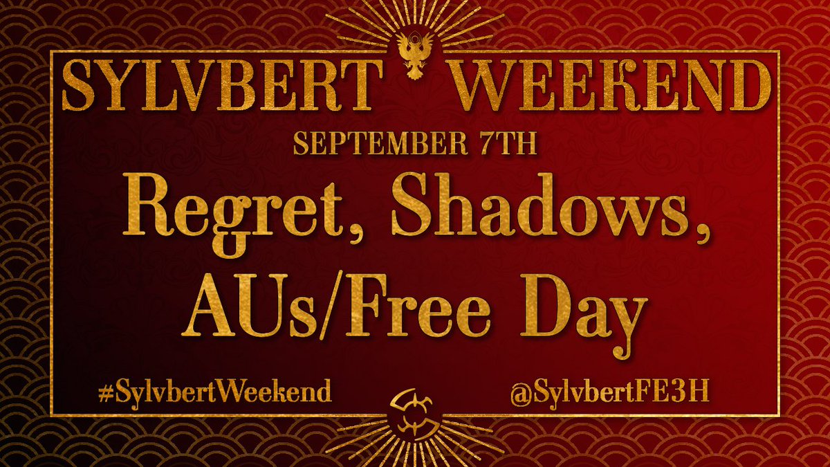 SylvbertFE3H's tweet photo. Welcome to #SylvbertWeekend Day 4!
Today's prompts: Regret, Shadows, AUs/Free Day
#sylvbert #huvain https://t.co/bVBXCLzTJo